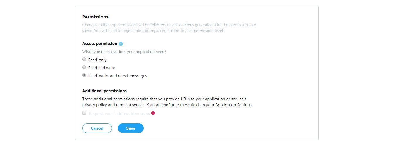 Twitter Publish Instructions Steps